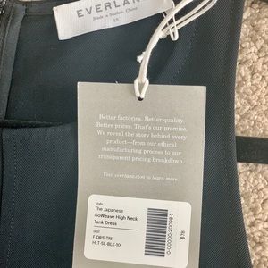 NWT EVERLANE Black Tank Dress